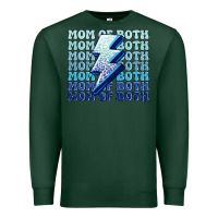 Sports Green mom of both boys Premium Sweatshirt - MaliasSmallBusiness