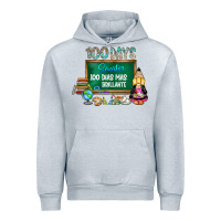 Heather Grey 100 days smarter 100 dias mas brillante Urban Hoodie - SublimationCraftShop