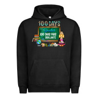 Pigment Black 100 days smarter 100 dias mas brillante Urban Hoodie - SublimationCraftShop