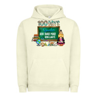 Pigment Pistachio 100 days smarter 100 dias mas brillante Urban Hoodie - SublimationCraftShop