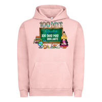 Pigment Salmon 100 days smarter 100 dias mas brillante Urban Hoodie - SublimationCraftShop