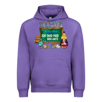 Tulip 100 days smarter 100 dias mas brillante Urban Hoodie - SublimationCraftShop