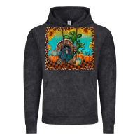Vintage Black Western Fall Thanksgiving Turkey Vintage Hoodie - RanaPortraitStore