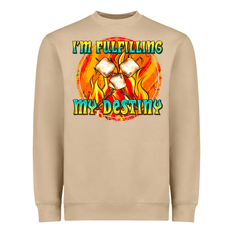 I M Fulfilling My Destiny Heavyweight Sweatshirt by texasbilliewilder | Teevron