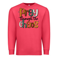 Cardinal pray throthe chaos Premium Sweatshirt - MaliasSmallBusiness