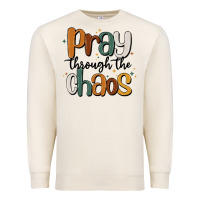 Sandshell pray throthe chaos Premium Sweatshirt - MaliasSmallBusiness