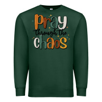 Sports Green pray throthe chaos Premium Sweatshirt - MaliasSmallBusiness