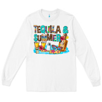White tequila and summmer Long Sleeve Tee - AdoDesignShop