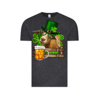 Vintage Black st. patrick's day goat and beer Vintage Tee - RanaPortraitStore