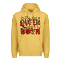 Antique Gold on this day a queen was born Premium Hoodie - MaliasSmallBusiness