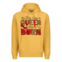 Mustard on this day a queen was born Premium Hoodie - MaliasSmallBusiness
