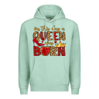 Seafoam on this day a queen was born Premium Hoodie - MaliasSmallBusiness