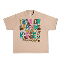Burro i run on caffeine and kisses mothers day Urban Heavy Tee - texasbilliewilder