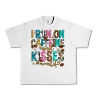 Lunar Rock i run on caffeine and kisses mothers day Urban Heavy Tee - texasbilliewilder
