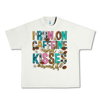 Pistachio i run on caffeine and kisses mothers day Urban Heavy Tee - texasbilliewilder