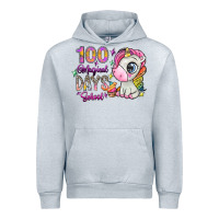 Heather Grey 100 magical days school Urban Hoodie - SublimationCraftShop