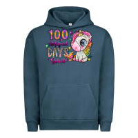 Pigment Midnight Navy 100 magical days school Urban Hoodie - SublimationCraftShop