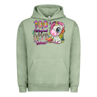 Pigment Oil Green 100 magical days school Urban Hoodie - SublimationCraftShop