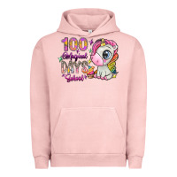 Pigment Salmon 100 magical days school Urban Hoodie - SublimationCraftShop