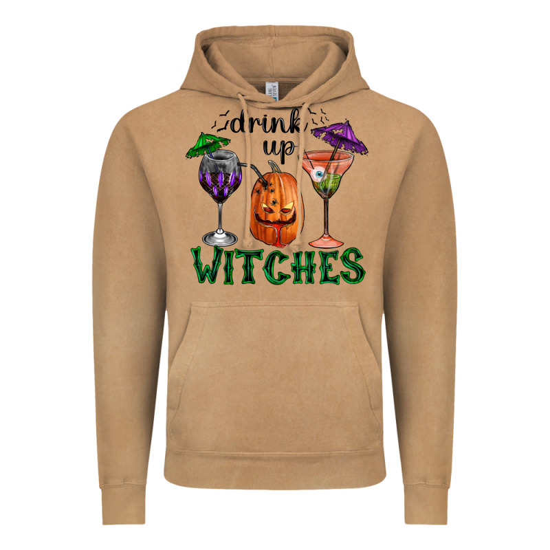 Drink Up Witches Halloween Vintage Hoodie by RanaPortraitStore | Teevron