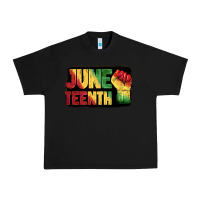 Black juneteenth Urban Heavy Tee - BarkalooDesign