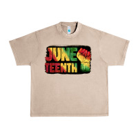 French Oak juneteenth Urban Heavy Tee - BarkalooDesign