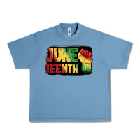 Pebble Blue juneteenth Urban Heavy Tee - BarkalooDesign