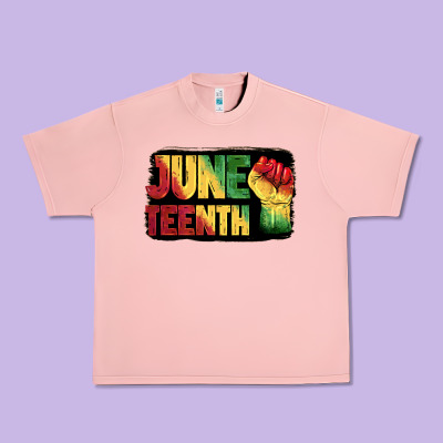 Juneteenth Urban Heavy Tee Designed By Barkaloodesign