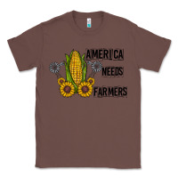 Chestnut america needs farmers Classic Tee - CowhideDigitalArt