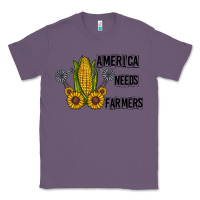 Lavender america needs farmers Classic Tee - CowhideDigitalArt