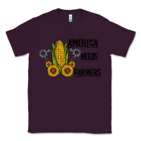 Plum america needs farmers Classic Tee - CowhideDigitalArt
