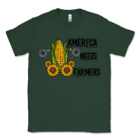 Sports Green america needs farmers Classic Tee - CowhideDigitalArt