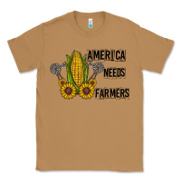 Toasted Coconut america needs farmers Classic Tee - CowhideDigitalArt