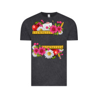 Vintage Black floral teacher Vintage Tee - texasbilliewilder