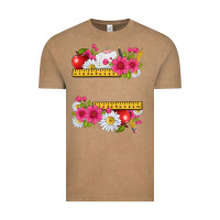 Vintage Coffee floral teacher Vintage Tee - texasbilliewilder