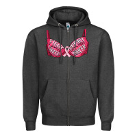 Charcoal Heather Fight cancer breast cancer bra Zipper Hoodie - Artiststas