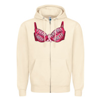 Sandshell Fight cancer breast cancer bra Zipper Hoodie - Artiststas