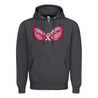 Smoke Fight cancer breast cancer bra Zipper Hoodie - Artiststas