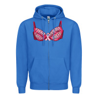 True Royal Fight cancer breast cancer bra Zipper Hoodie - Artiststas