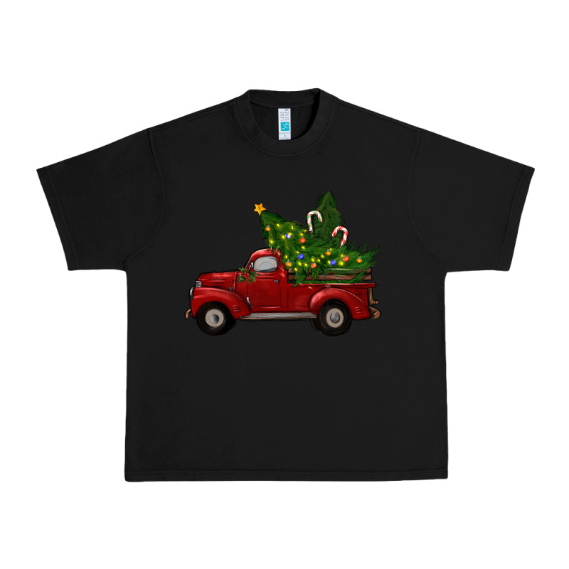 Christmas Trees With Truck Urban Heavy Tee by RanaPortraitStore | Teevron