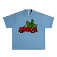Pebble Blue christmas trees with truck Urban Heavy Tee - RanaPortraitStore