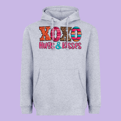 Xoxo Hugs And Kisses Heavyweight Hoodie Designed By Jasminsmagicworld