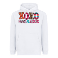 White xoxo hugs and kisses Heavyweight Hoodie - Jasminsmagicworld