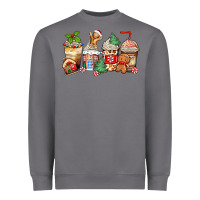 Storm christmas gingerbread coffee cups Heavyweight Sweatshirt - Zillion Design Studio