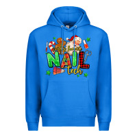 True Royal santas favorite nail tech Premium Hoodie - MaliasSmallBusiness