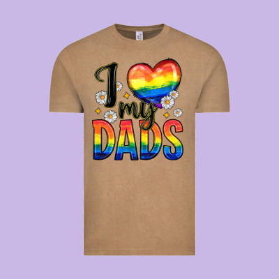 I Love My Dads Vintage Tee Designed By Zillion Design Studio