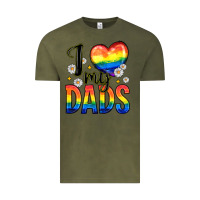 Vintage Olive i love my dads Vintage Tee - Zillion Design Studio