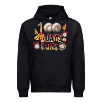 Black 100 of days runs Urban Hoodie - SublimationCraftShop