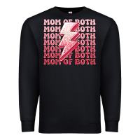 Black mom of both girls Premium Sweatshirt - MaliasSmallBusiness