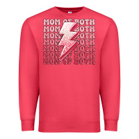 Cardinal mom of both girls Premium Sweatshirt - MaliasSmallBusiness